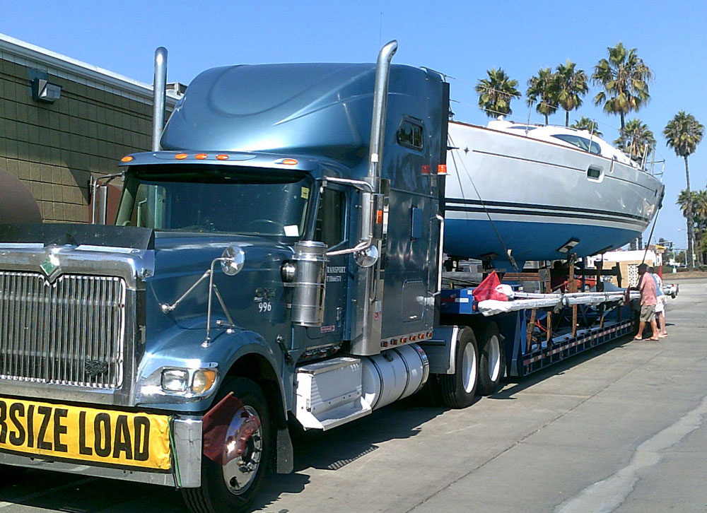 C & J Yacht Transport Vehicle